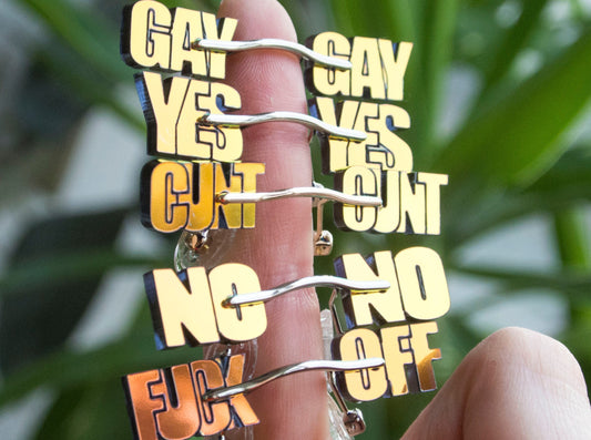 Tiny Slogan Glasses