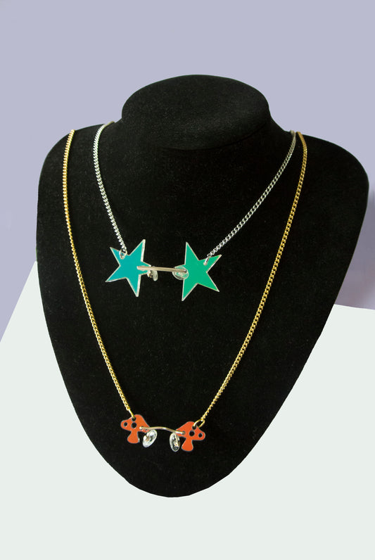 Tiny Glasses Necklace
